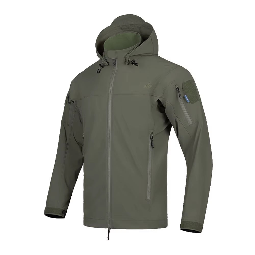 Bluelabel Falco Lightweight Tactical Jacket - Ergonomic Cut for Outdoor Camping & Urban Commute Men'S Coat EMB9740