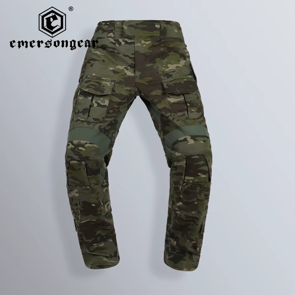 Training Pants Hunting Pants with Knee Pads Tropic Multi-Camo Paintball Games Trousers
