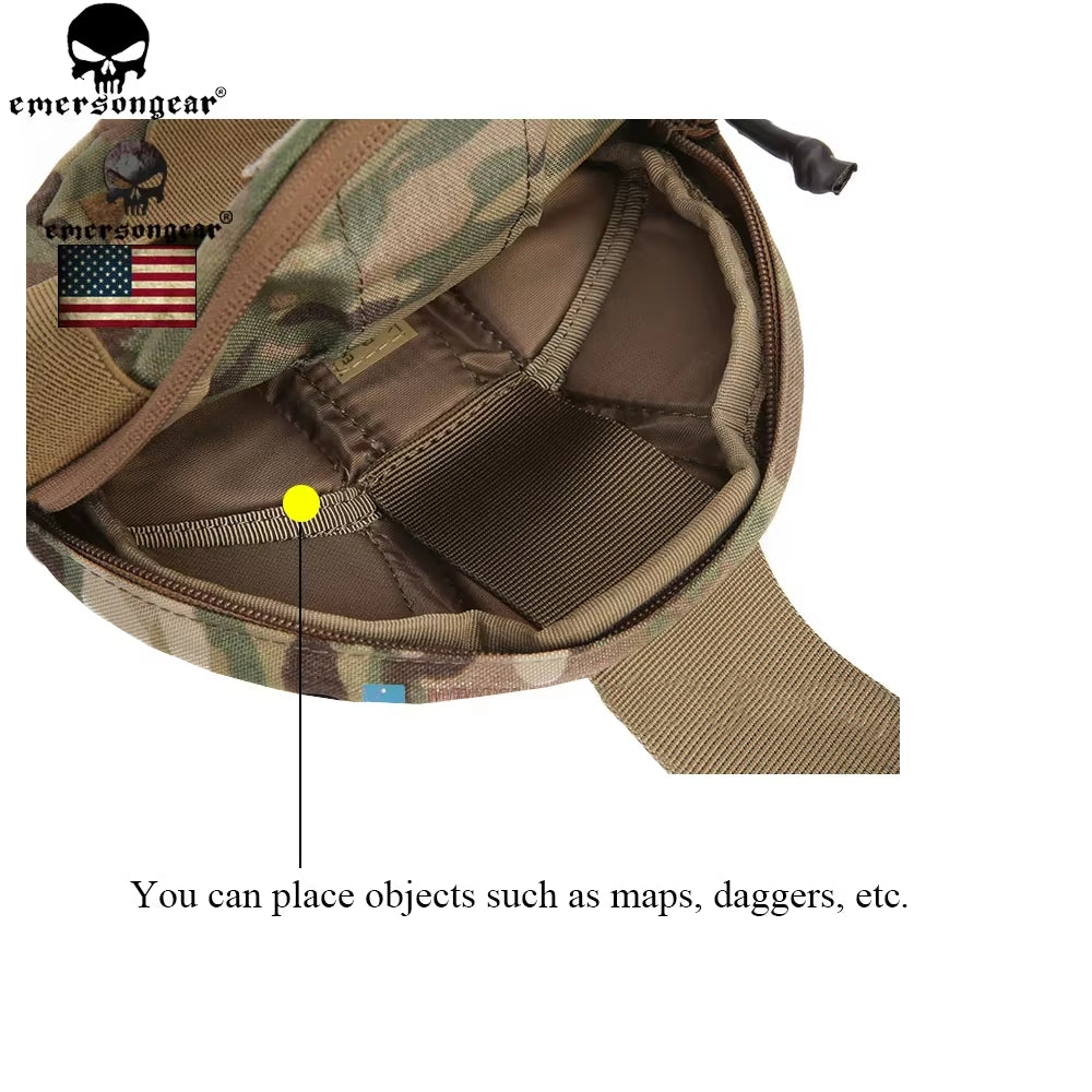 Tactical Shoulder Armor Hunting AVS CPC Vest Accessories Shoulder Protector Armor Pouch Multi-Camo EM7331