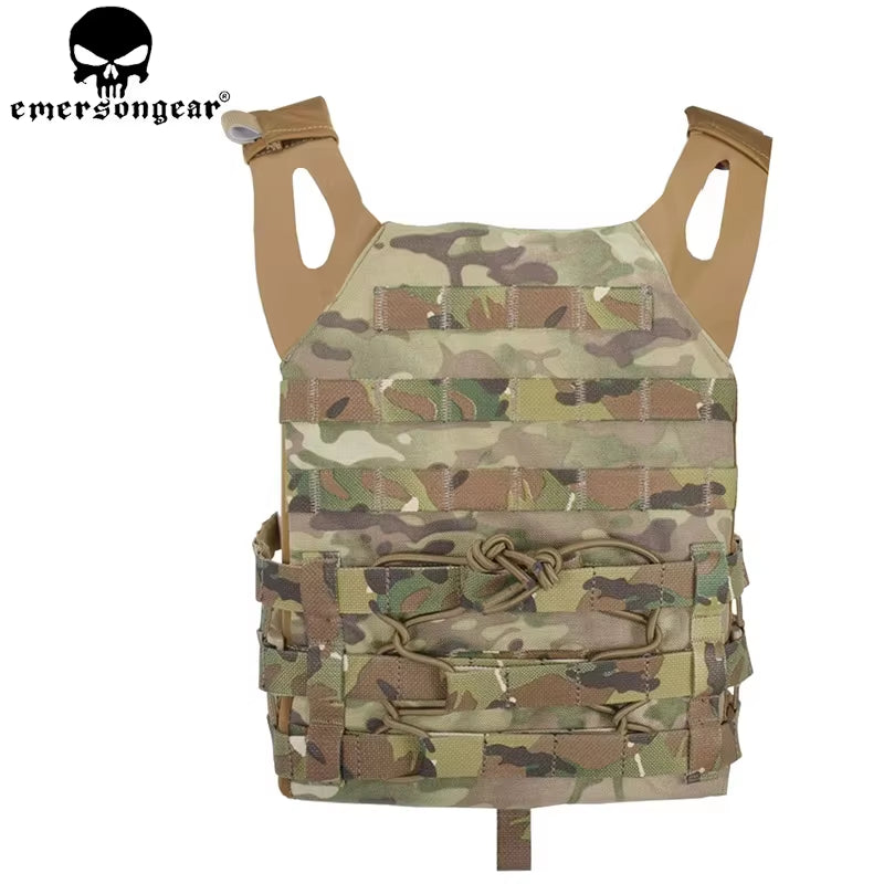 Vest MOLLE JPC Vest Airsoft Paintball Molle Vest Chest Protective Plate Carrier Multi-Camo Combat Vest EM7344