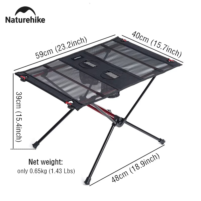 Camping Folding Table Ultralight Portable Table Nylon Waterproof Desk Coffee Table Picnic Fishing Table