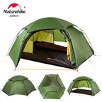 Cloud Peak 2 People Tent Ultralight 2 Persons Camping Hiking Outdoor Tent 20D Nylon Waterproof Fabric NH17K240-Y