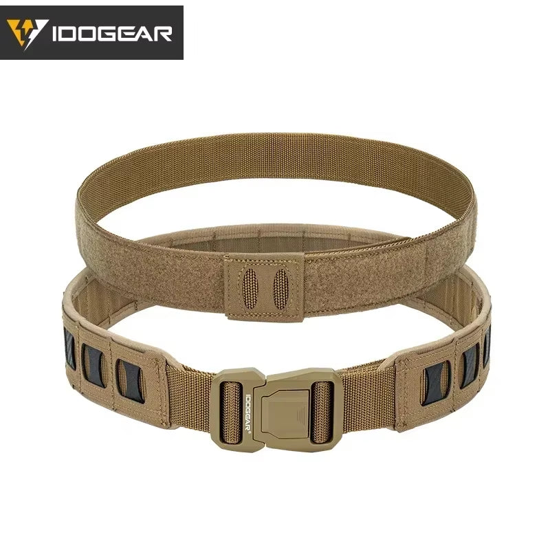 2 Inch Tactical Belt Quick Release Buckle MOLLE with Inner Belt Outdoor Sport Lightweight Belt 3431