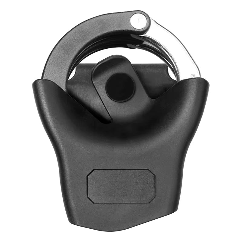 Tactic Handcuff for Case for Police Shackles Waist Belt Open Top Handcuff Holder for Case Belt Loop Pocket A