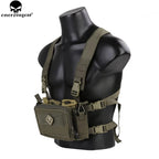 Tactical D3CR Micro Chest Rig Modular for Plate Carrier Hunting Vest MOLLE Airsoft Mini Spiritus Gear Nylon EM9557