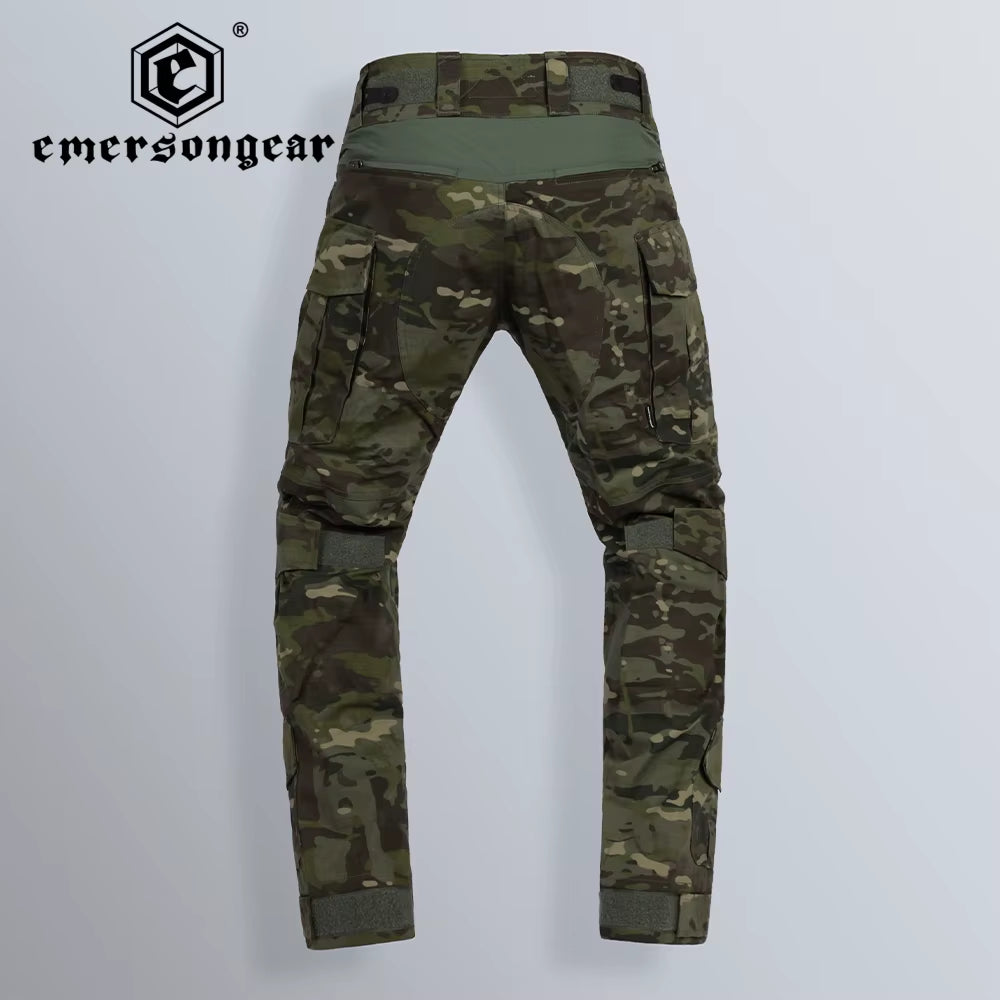 Training Pants Hunting Pants with Knee Pads Tropic Multi-Camo Paintball Games Trousers