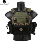 Tactical D3CR Micro Chest Rig Modular for Plate Carrier Hunting Vest MOLLE Airsoft Mini Spiritus Gear Nylon EM9557